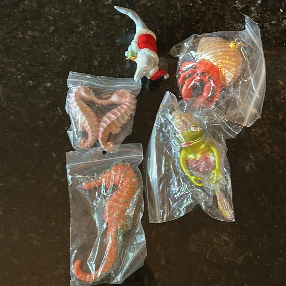 Sea Creatures Ornaments